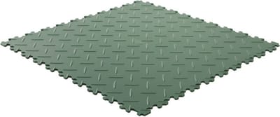 Rubbermagazijn - PVC kliktegel diamant - Groen - 50x50cm - Dikte 4mm - winkel - showroom - garage - prijs per stuk