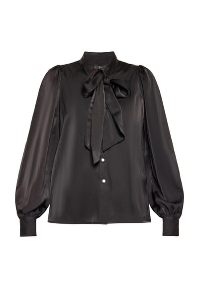 Faina overhemdblouse Dames zwart