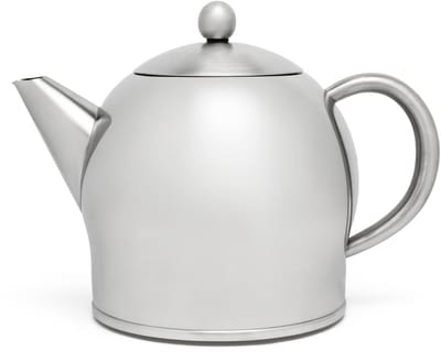 Bredemeijer - Theepot dubbelwandig Minuet Santhee - 1,4 liter - RVS - Mat