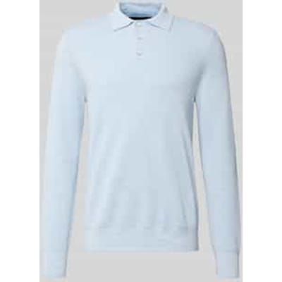 Regular fit poloshirt met wol