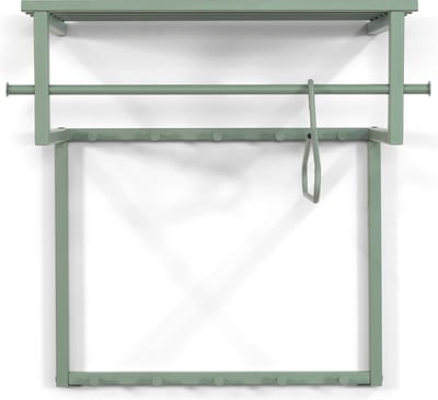 Spinder Design kapstok Rizzoli - Dusty Green - 10 haken - Staal