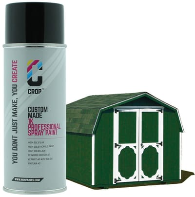 CROP Boerengroen verf spuitbus 400ml