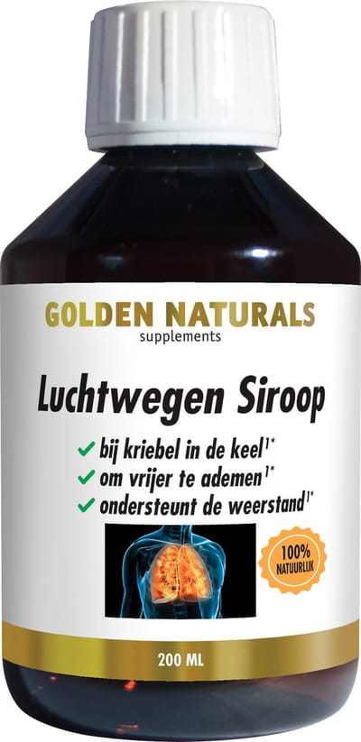 Golden Naturals Luchtwegen Siroop (200 milliliter)
