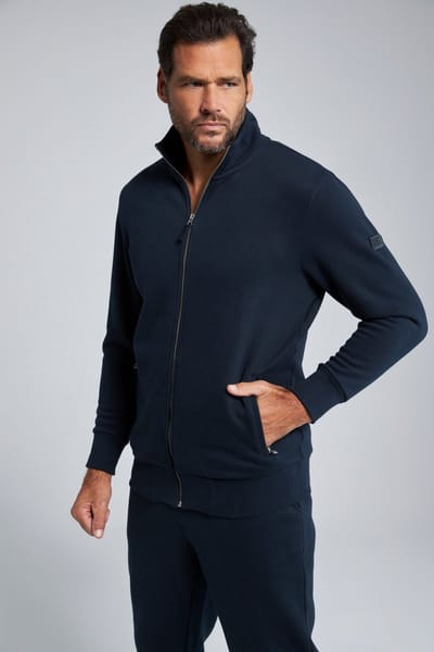JAY-PI - Heren - Trainingsjasje opstaande kraag - Donkermarine - Maat L