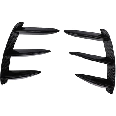 Achterbumper Lip Spoiler Canard Sterke Hechting Links Rechts Vervanging voor A Klasse W176 A45 AMG 2013 2018 Glanzend Zwart