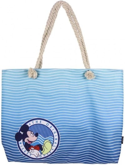 Strandtas Mickey Mouse 72926 Marineblauw Katoen