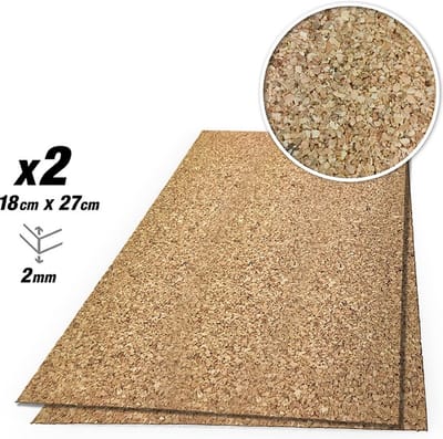 AMMO by Mig Jimenez Modelbouwdecoratie - MIG 8839 Create Cork - Medium Grain - 2mm -2x Kurk