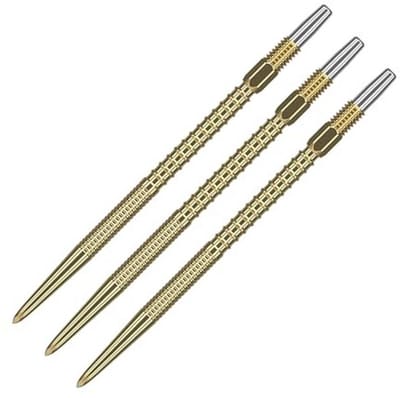 Wisselbare Darts Tips 40MM - Professionele Dart Accessoires in Goud (3-Pack)