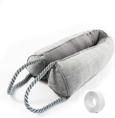 Geluidsblokkende deurtochtstopper - Deur onderkant weerstrip - 36 inch (grijs)