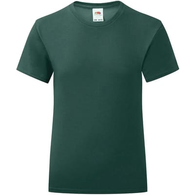Meisjes-T-shirt Fruit of the Loom Iconic 150