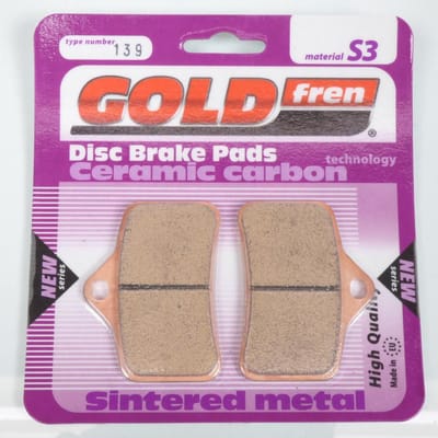 Plaquette de frein Gold Fren pour Moto Spiegler Bremstechnik Etrier S4B 4 pistons AVG Neuf