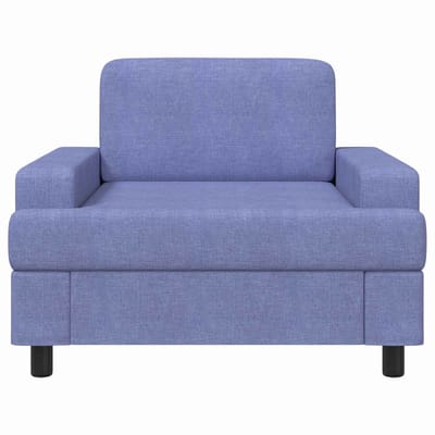 vidaXL - Fauteuil - Jeans - Blauw - Stof