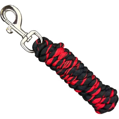 York Freya Zwart-Rood Halster Touw met Draaibare Karabijn
