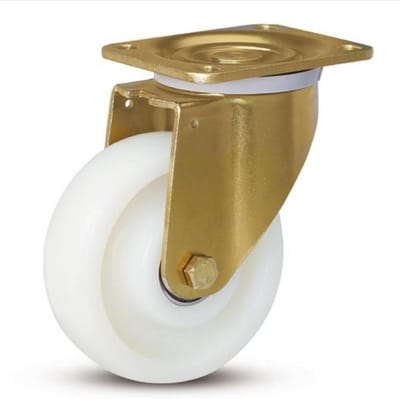 Nylon zwaarlast zwenkwiel met topplaat - 150mm - 700kg