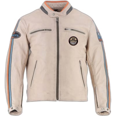 Motor leren jas Helstons Ace Rag