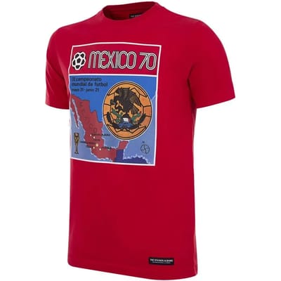 COPA - Panini FIFA Mexico 1970 WK T-shirt - Heren - Rood - S