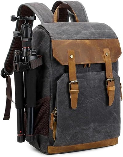 Fotografie Rugzak - Cameratas Laptopvak - Apparatuur Beschermen - Toegang Voorkant - 41x35x10 cm - Zwart-Grijs