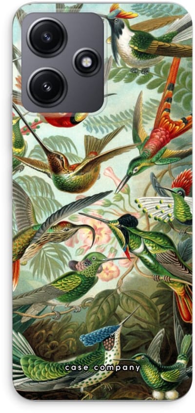 Case Company® - Hoesje geschikt voor Xiaomi Redmi 12 hoesje - Haeckel Trochilidae - Soft Cover Telefoonhoesje - Bescherming aan alle Kanten en Schermrand