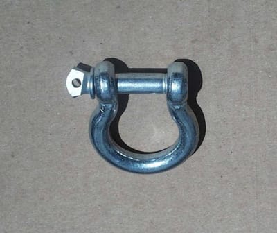 Harpsluiting gegalvaniseerd H1 3/8 10 mm