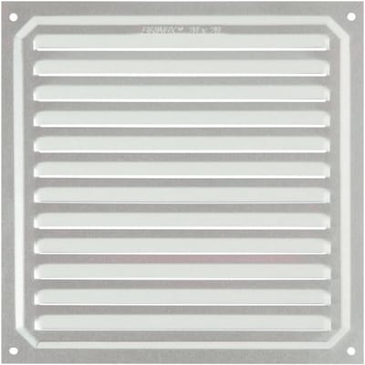 Ventilatierooster Aluminium Zilver 20x20 cm Inclusief Montage