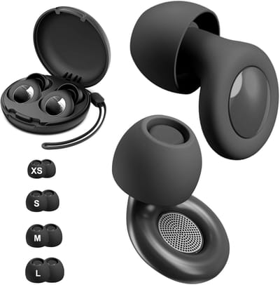 Oordoppen Slapen - Geluid Dempers - Rustig Slapen - 30dB Ruisonderdrukking - XS S M L - Zwart