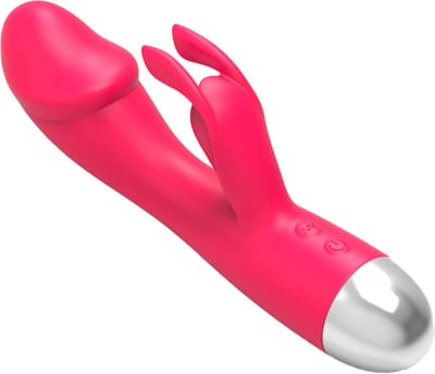 Cupitoys® Tarzan vibrator met rabbit - 16cm - Roze - 30 standen - Vibrators voor vrouwen en mannen - Sex toys voor vrouwen en mannen
