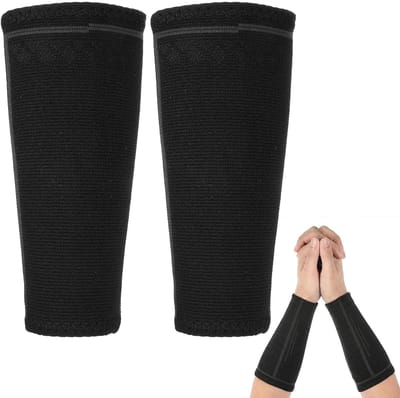 Arm Guards voor Volleybal, Elbow Pads en Compressiesleeves voor Onderarmen - Antislip Sportbescherming voor Dames, Heren en Training