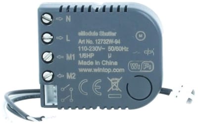 Wifi Module - Rolluik Bediening - Slim Huis - Zonder Hub - 43x36x16mm - Grijs
