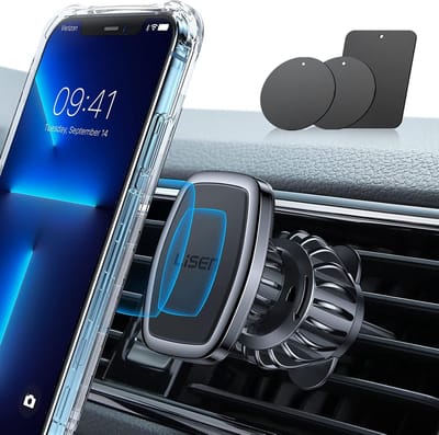 Telefoonhouder Auto Magnetische Car Phone Holder [6 Krachtige Magneten]Phone Holder Car, Magnetische Auto Telefoonhouder Compatibel met iPhone 15 Pro Max14 13 /Galaxy/XIAOMI