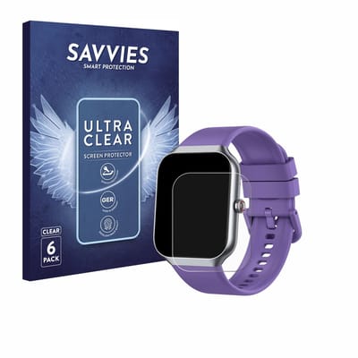 Savvies - Screenprotector voor Fempoin P99 1.96" - Folie Beschermfolie transparant 6 Stuks