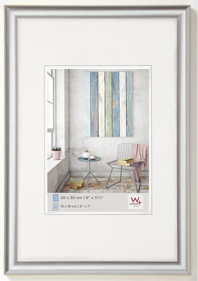 Walther Trendstyle - Kunststof lijst - Fotoformaat 13x18 cm - Zilver