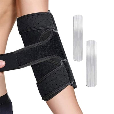 Attelle de Tennis réglable pour le coude, Attelle de nuit pour le tunnel cubital, Support du nerf ulnaire, Soulagement de la douleur de la tendinite noir