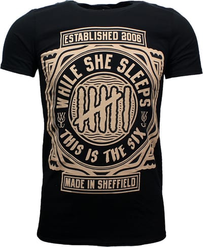 While She Sleeps This Is The Six T-Shirt - Officiële Merchandise - S