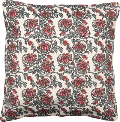 Clayre & Eef Kussenhoes 50x50 cm Rood Katoen