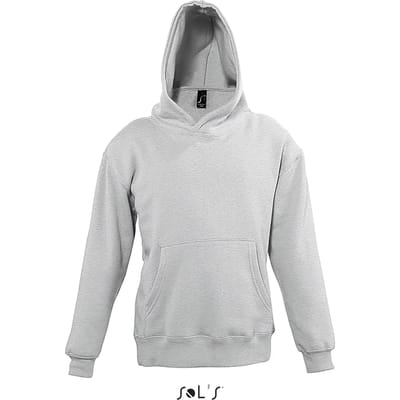 SOL'S Kids´ Hooded Sweat Slam L325K - Grey Melange - 4 Jahre (96/104)
