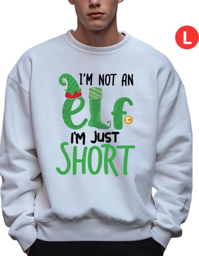 Bovista Kersttrui - Heren - Foute Kersttrui - Christmas Sweater - Kerst Sweater - Christmas Jumper - Pyjama - Pullover - Maat L - Elf