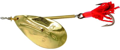 Ondex Ondex Spinner Gold – onverzwaarde spinner met goudkleurig blad Maat 1 / 1,5 gram