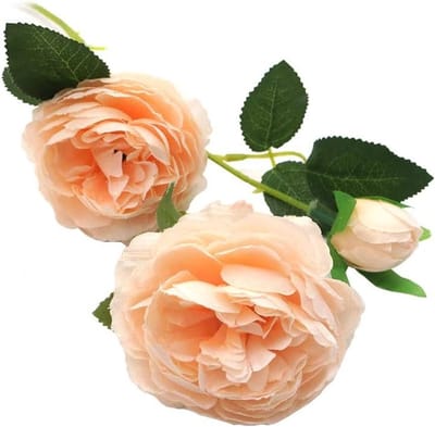 Kunstmatige Pioenrozen Boeket van 5 Stuks - 66cm Lange Zijde Bloemen voor Bruiloft, Feest en Thuisdecoratie