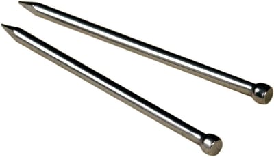Draad Spijkers - Afwerkingsspijkers - Kleine projecten - Gegalvaniseerd - 2 oz verpakking - Zilverkleurig
