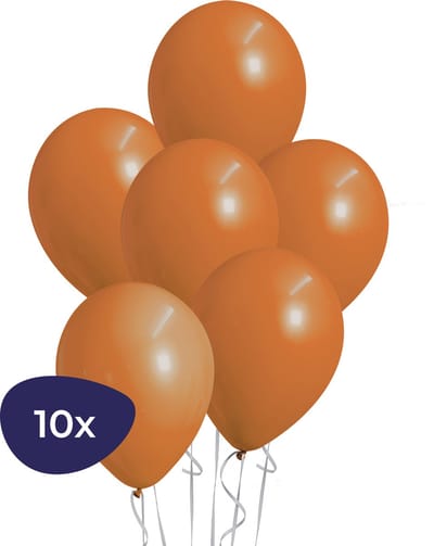 Oranje Ballonnen - 10 stuks - Helium Ballonnen - Latex - Versiering Verjaardag - Voetbal Versiering - Koningsdag