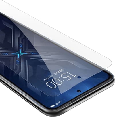 Cadorabo Screenprotector geschikt voor Xiaomi BLACK SHARK 4 / 4 PRO - Pantser film Beschermende film in KRISTALHELDER Geharde (Tempered) display beschermglas in 9H hardheid met 3D Touch