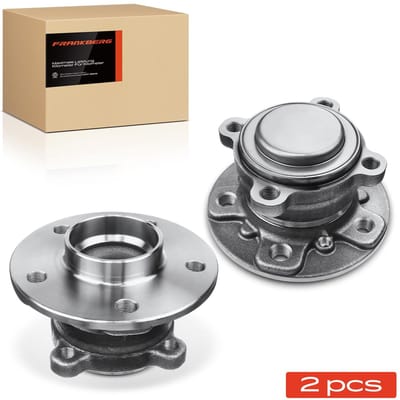 Frankberg 2x Wielnaaf Set Achter voor Nissan X-Trail T32 T32R T32RR