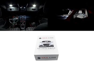 OEM LINE - LED Interieur Verlichting Pakket voor alle Volkswagen Golf 6 VW MK6 GTI GTD R20 TDI TSI TFSI LED lampen binnen verlichting 6000K Wit licht 2008 2009 2010 2011 2012