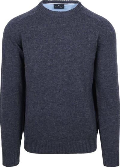 Steppin' Out Trui Lamswol Navy - Maat M - Heren