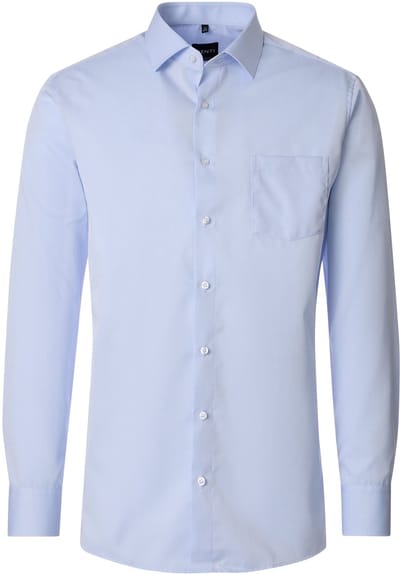 VENTI CASA MODA comfort fit overhemd - twill - donkerblauw - Strijkvrij - Boordmaat: 40