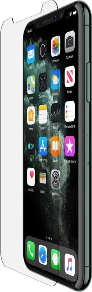 Belkin SCREENFORCE™ InvisiGlass™ - Antimicrobiële Ultra-screenprotector - iPhone 11 Pro