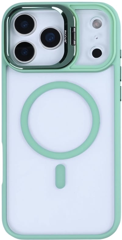 Rixus Classic 03 Case With MagSafe For Apple iPhone 17 Pro Max Light Green