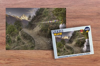 Puzzel Zonsopgang aan Mount Everest in Nepal - Legpuzzel - Puzzel 1000 stukjes volwassenen