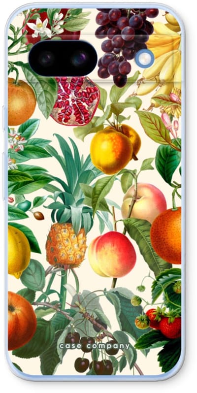 Case Company® - Hoesje geschikt voor Google Pixel 8a hoesje - Classic Flora - Soft Cover Telefoonhoesje - Bescherming aan alle Kanten en Schermrand