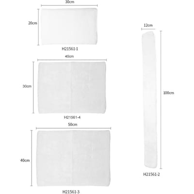 12*100cm Magisch Aquariumfiltermat Hoge Doorlaatbaarheid Filterdeken voor Zoetwater & Zoutwater Vis Aquarium Aquacultuur 30X40cm